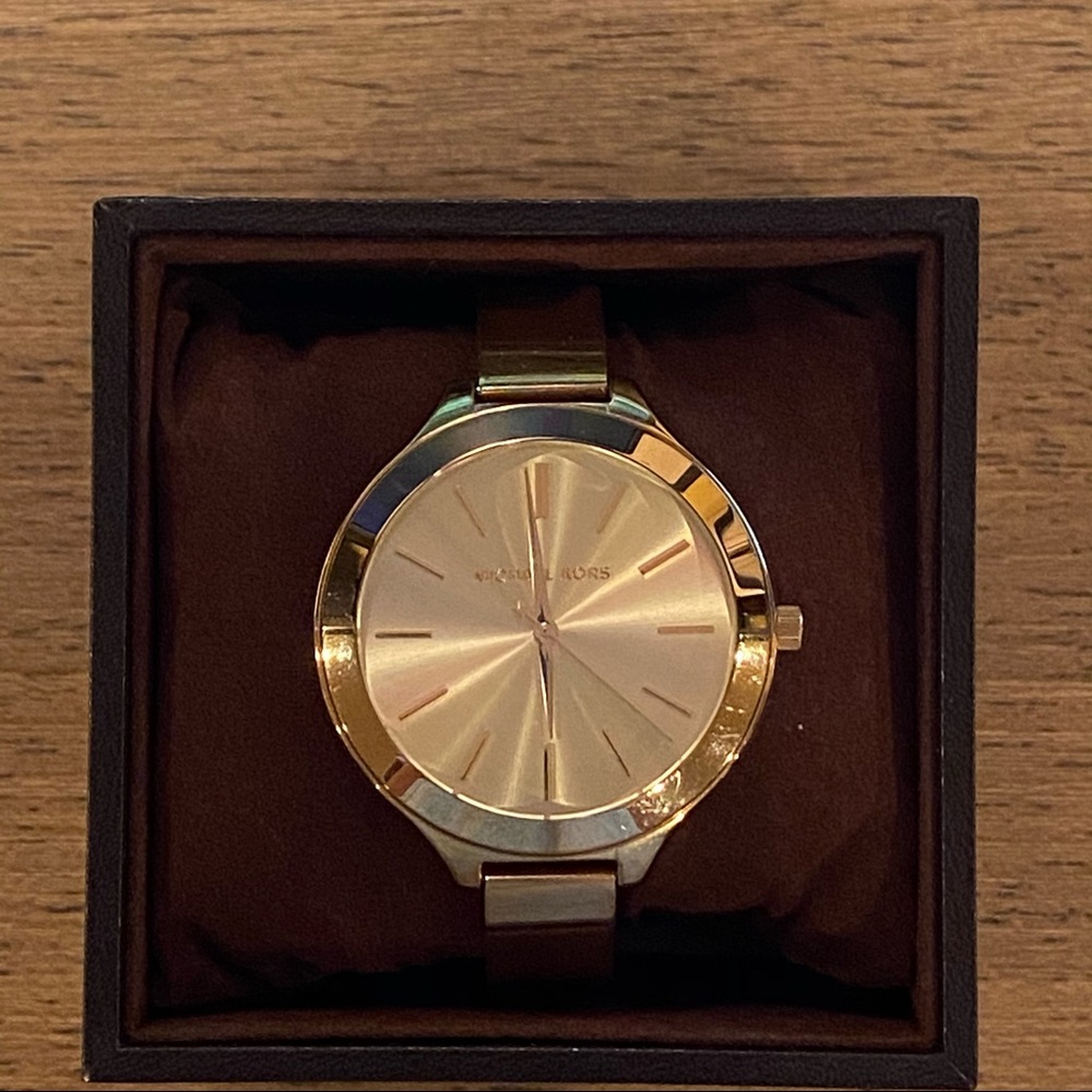 Michael Kors Gold Bangle Watch